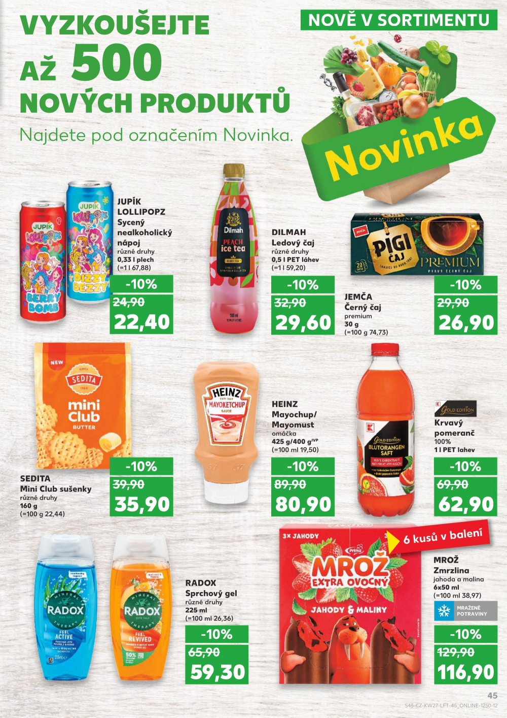 Leták Kaufland leták Praha 4 - Michle - strana 45