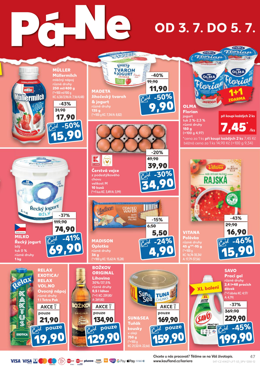 Leták Kaufland leták Praha 4 - Michle - strana 47