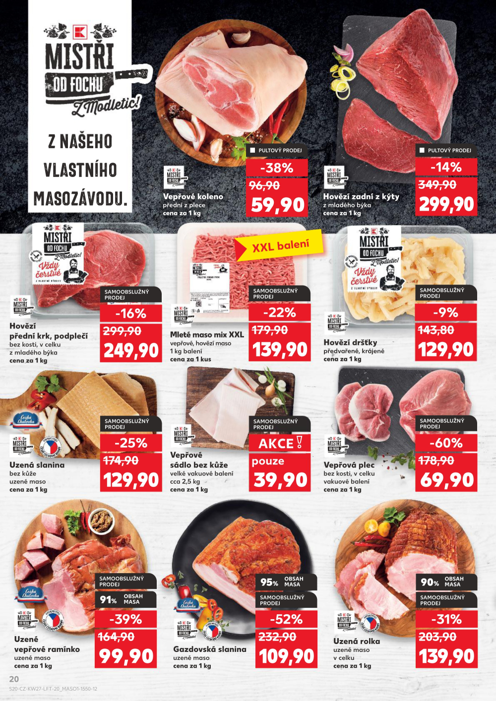 Leták Kaufland leták Praha 8 - Libeň - strana 20