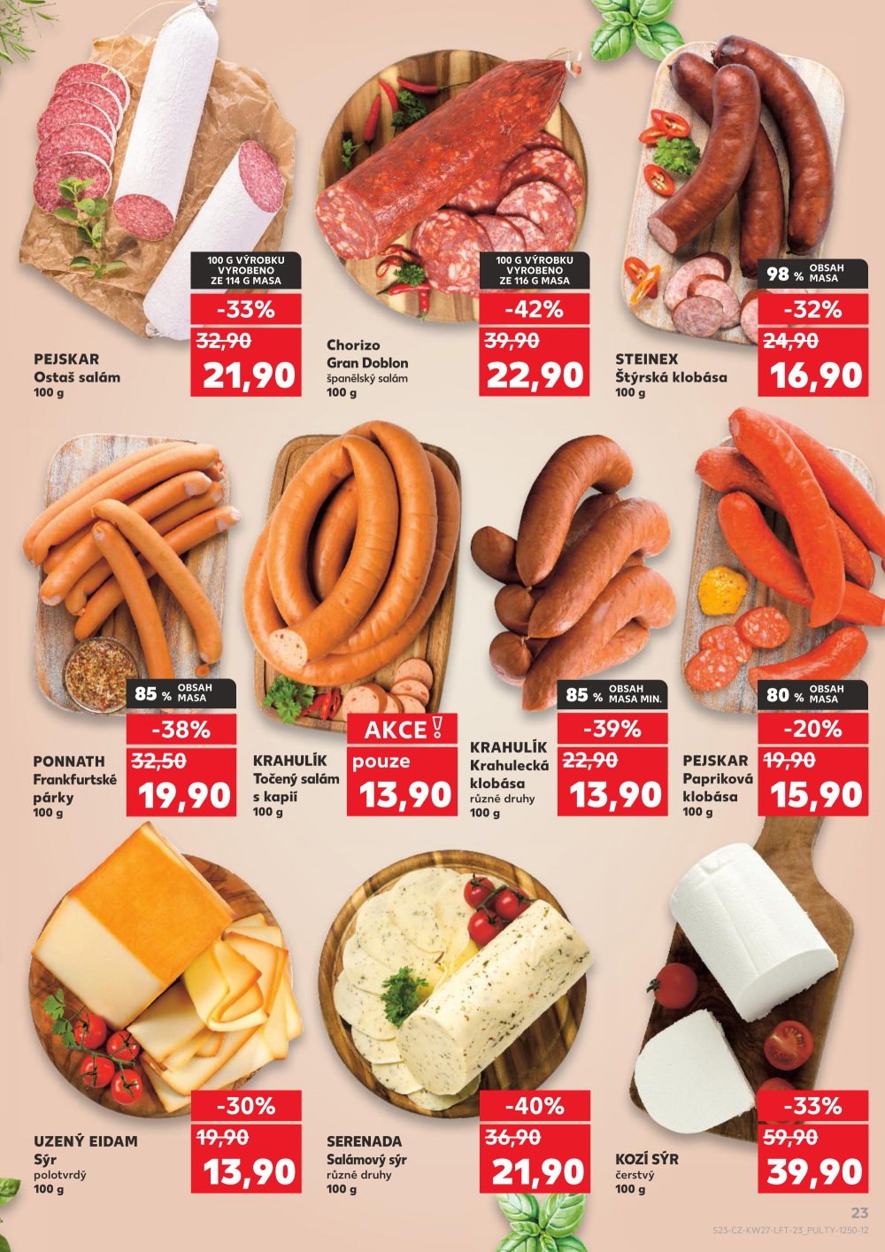 Leták Kaufland leták Praha 8 - Libeň - strana 23