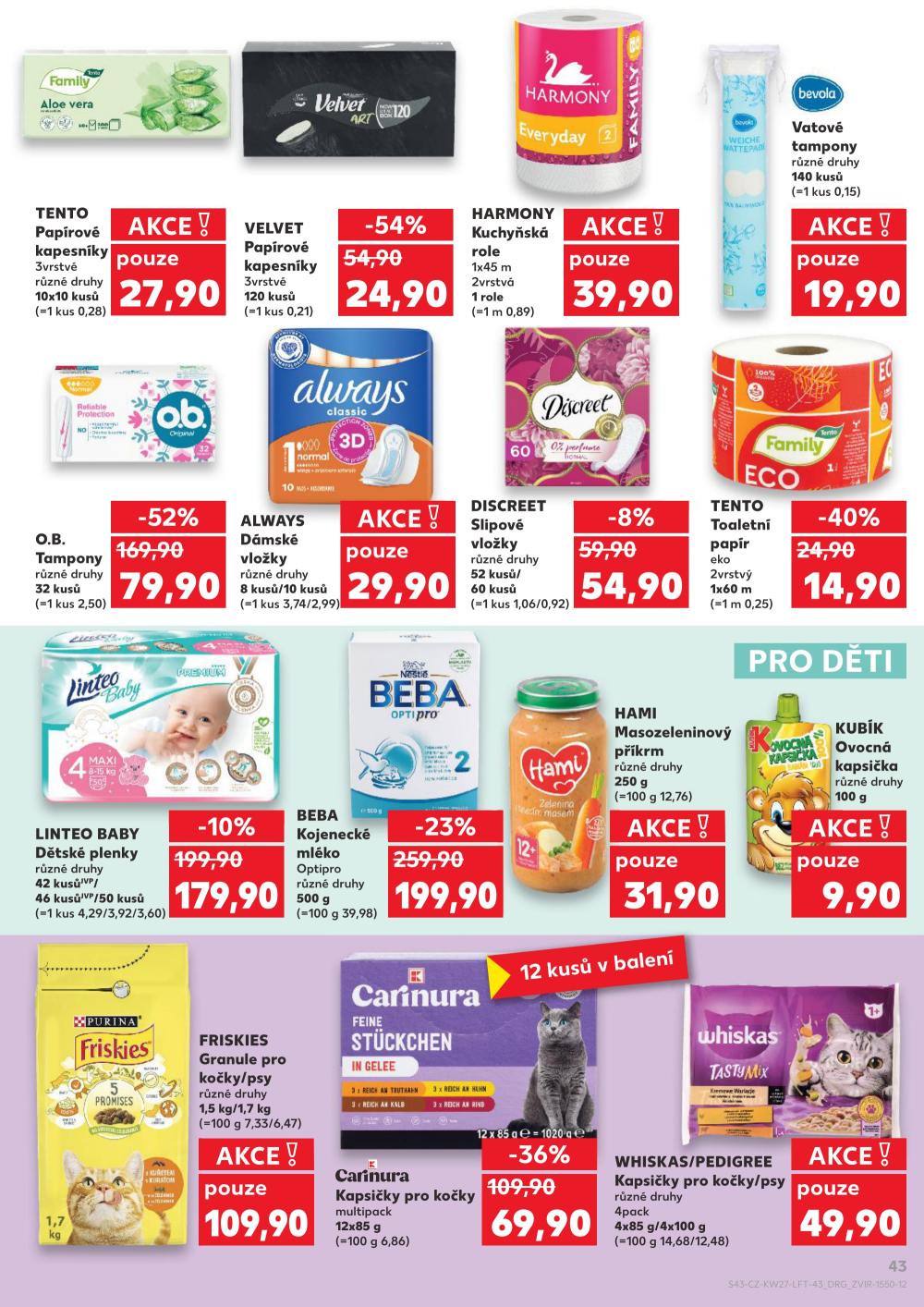 Leták Kaufland leták Praha 8 - Libeň - strana 43