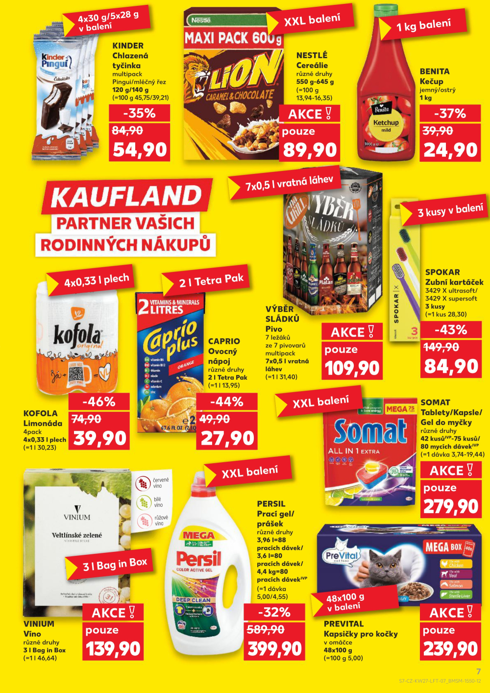 Leták Kaufland leták Praha 8 - Libeň - strana 7