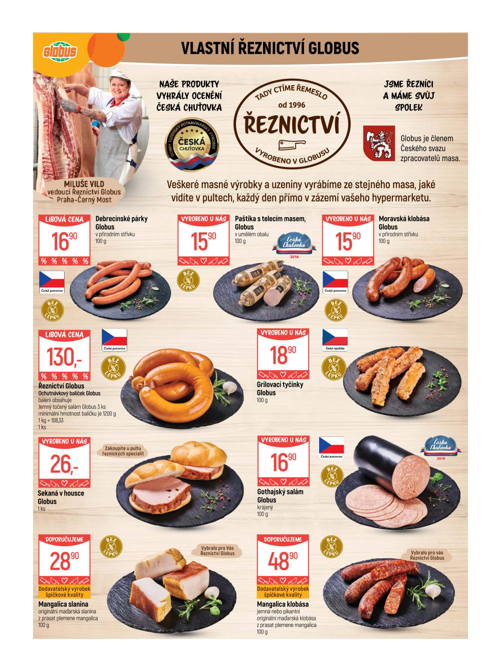 Leták Globus leták Praha - Černý Most - strana 5