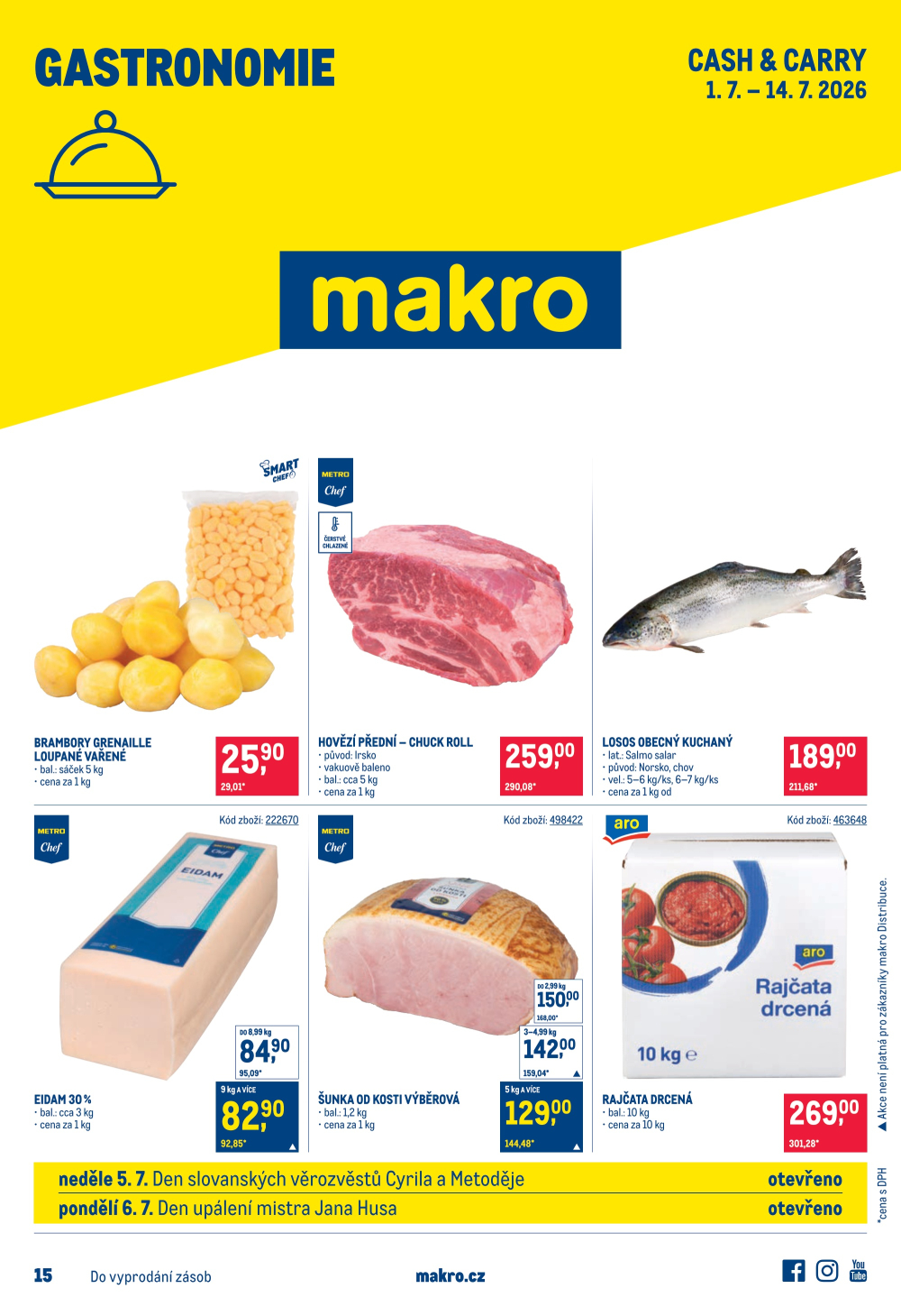Leták Makro leták - Gastronomie - strana 1