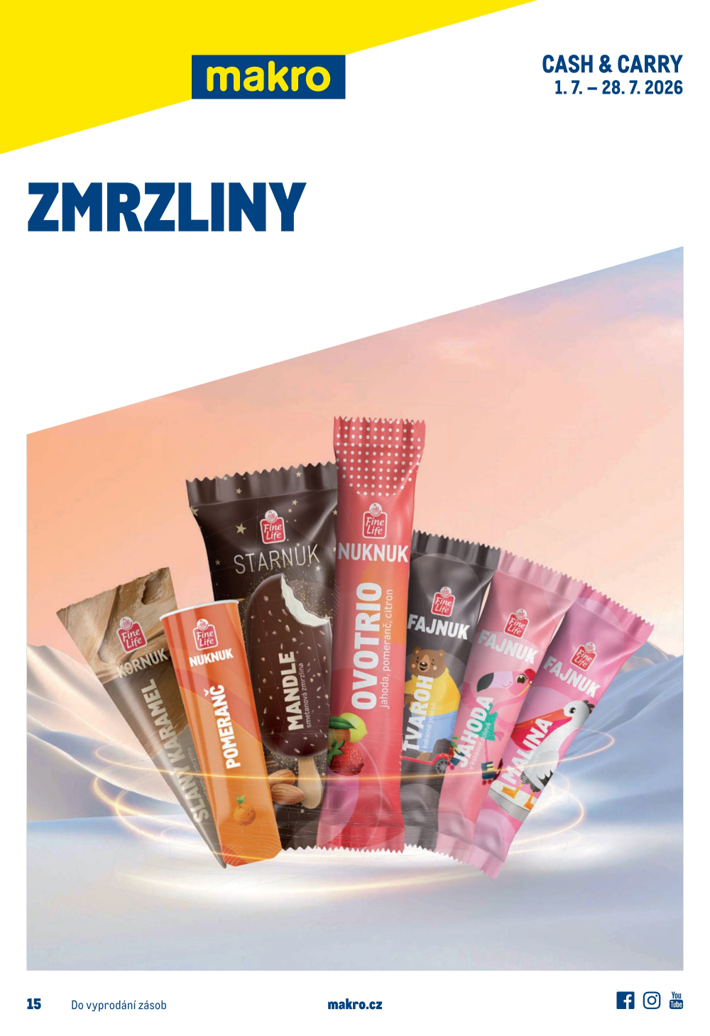 Leták Makro leták - Zmrzliny - strana 1