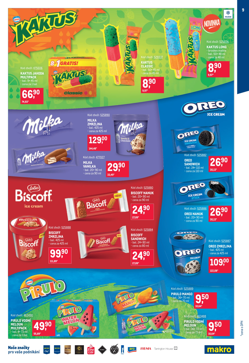 Leták Makro leták - Zmrzliny - strana 9