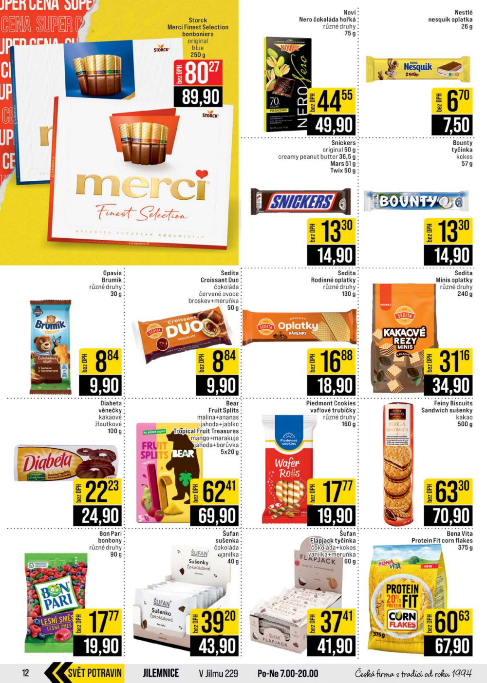 Leták JIP leták CC Cash & Carry - Brno, Ostrava, Praha, Polička, Olomouc, Karlovy Vary, Zlín, Jilemnice, Pardubice - strana 12