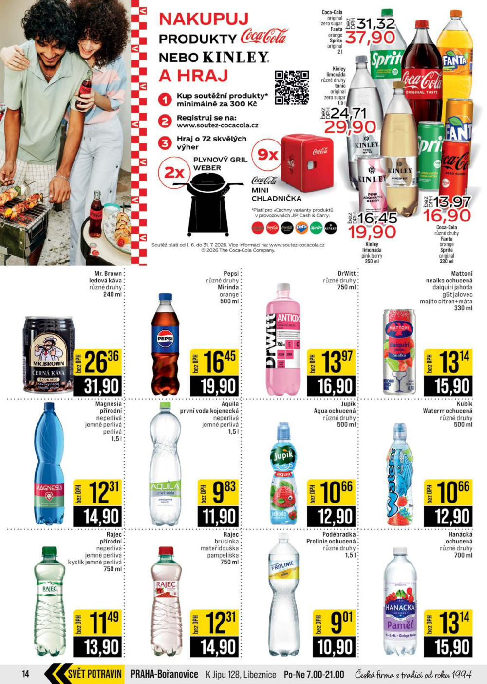 Leták JIP leták CC Cash & Carry - Brno, Ostrava, Praha, Polička, Olomouc, Karlovy Vary, Zlín, Jilemnice, Pardubice - strana 14