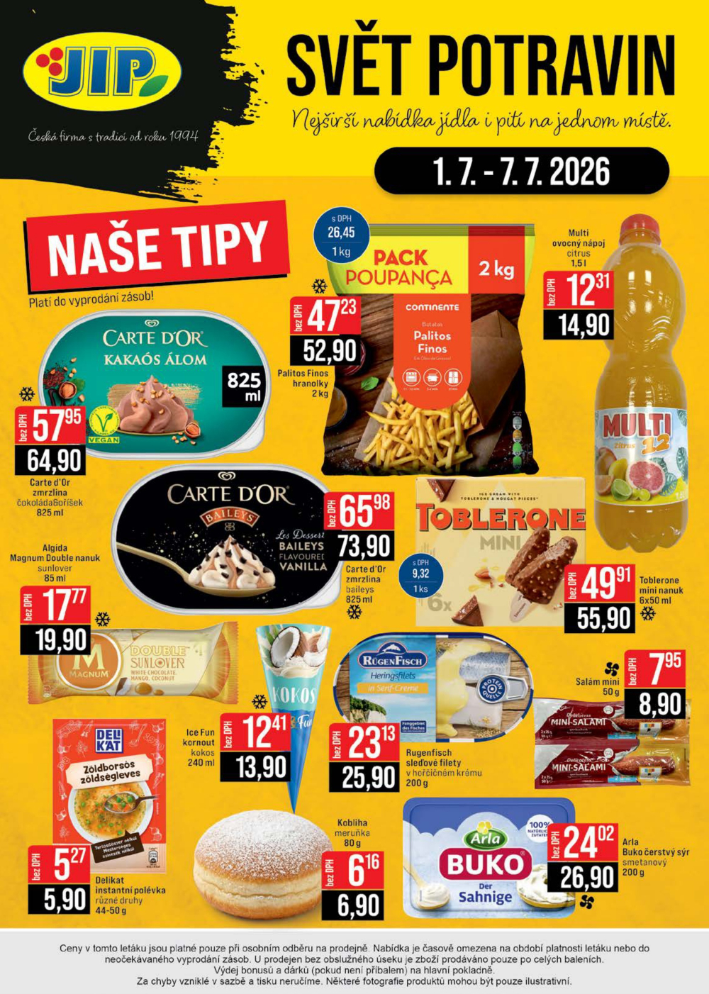 Leták JIP leták CC Cash & Carry - Brno, Ostrava, Praha, Polička, Olomouc, Karlovy Vary, Zlín, Jilemnice, Pardubice - strana 20