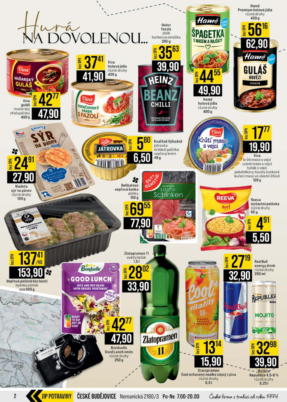 Leták JIP leták CC Cash & Carry - Brno, Ostrava, Praha, Polička, Olomouc, Karlovy Vary, Zlín, Jilemnice, Pardubice - strana 2