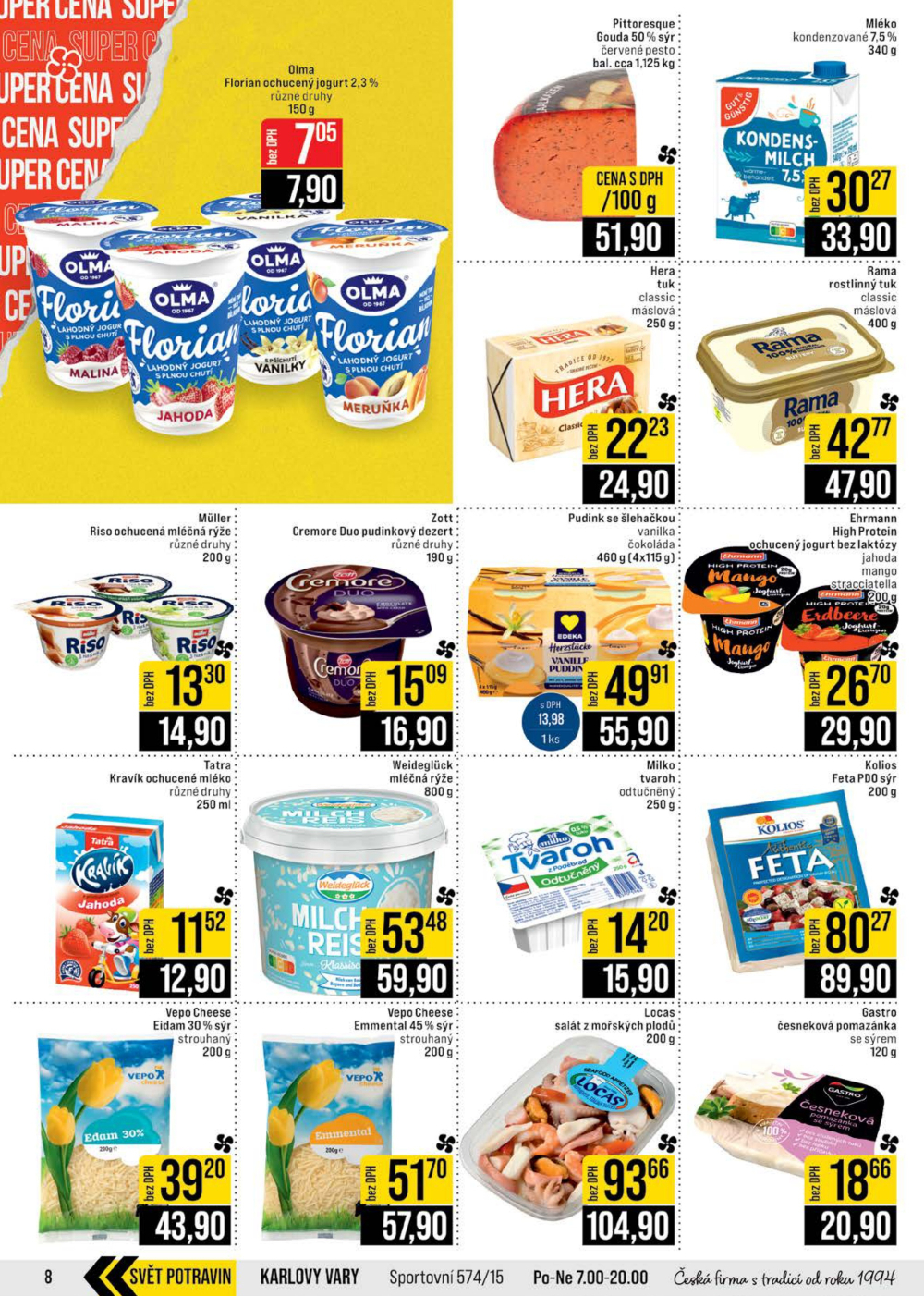 Leták JIP leták CC Cash & Carry - Brno, Ostrava, Praha, Polička, Olomouc, Karlovy Vary, Zlín, Jilemnice, Pardubice - strana 8