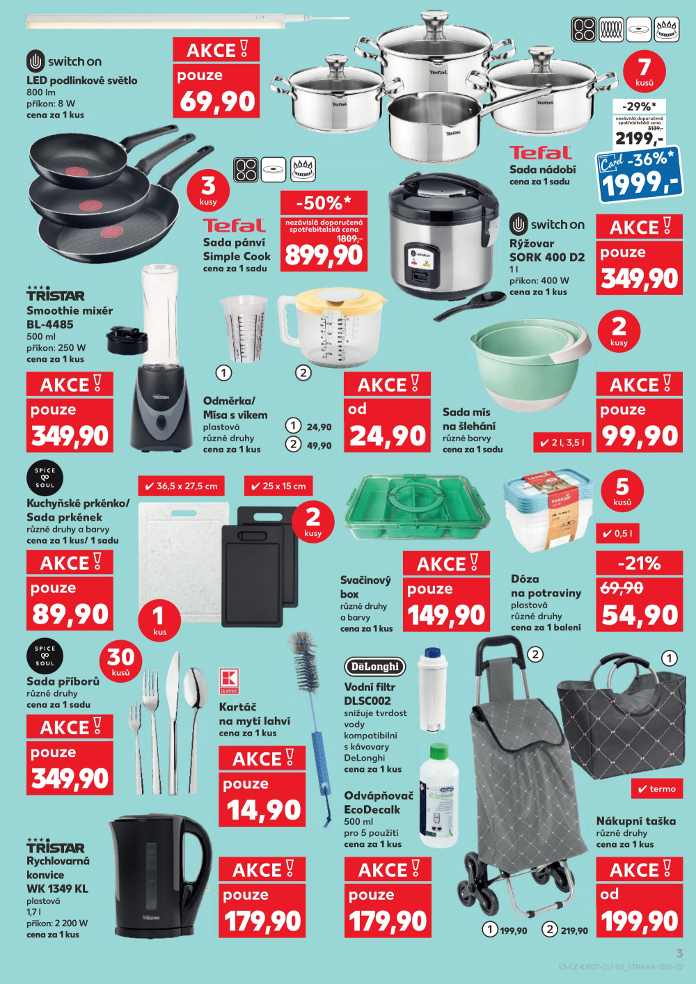 Leták Kaufland leták - Spotřební zboží - strana 3