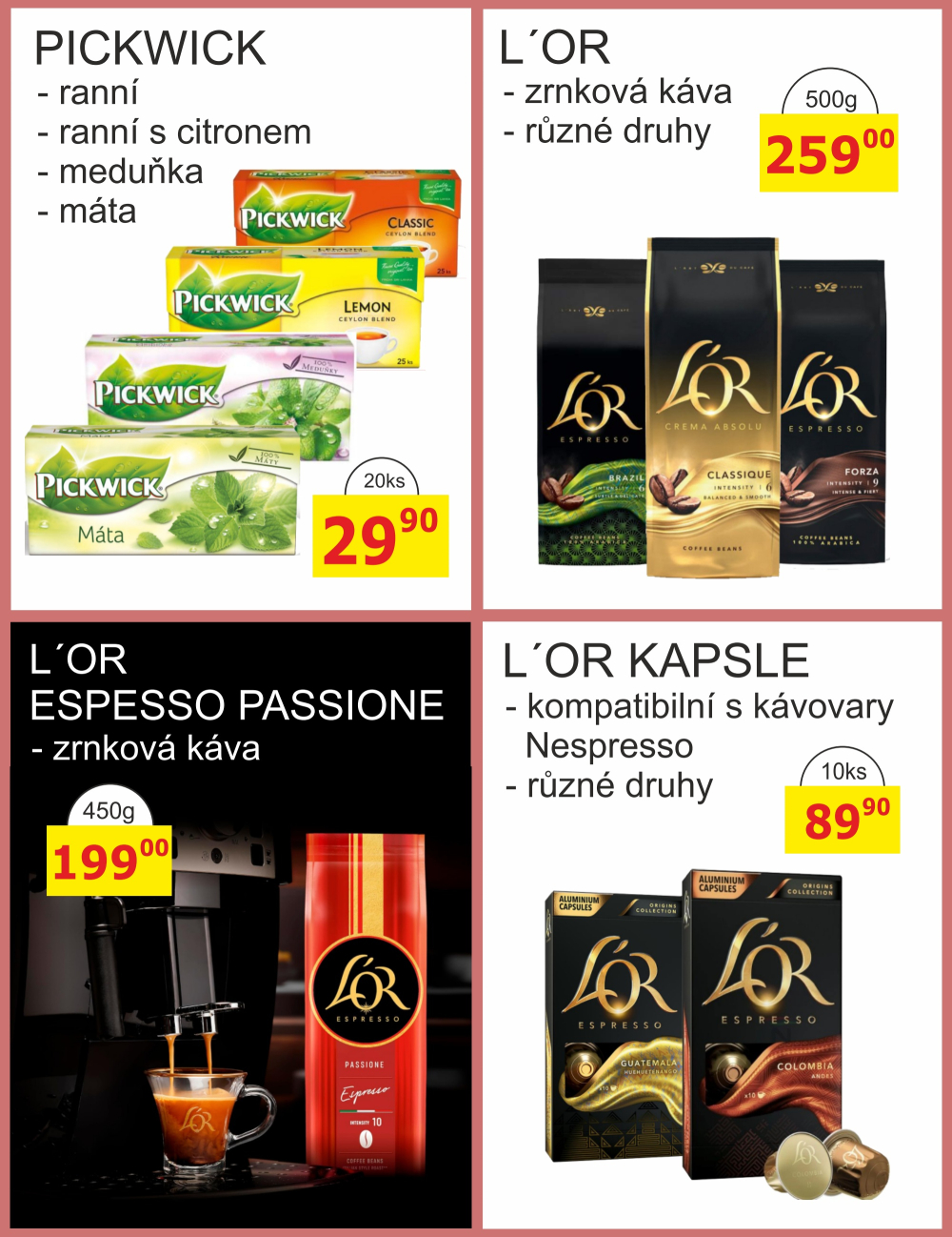 Leták BENE NÁPOJE leták - strana 14