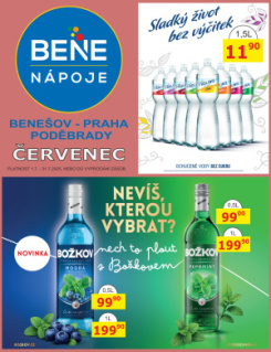 BENE NÁPOJE leták