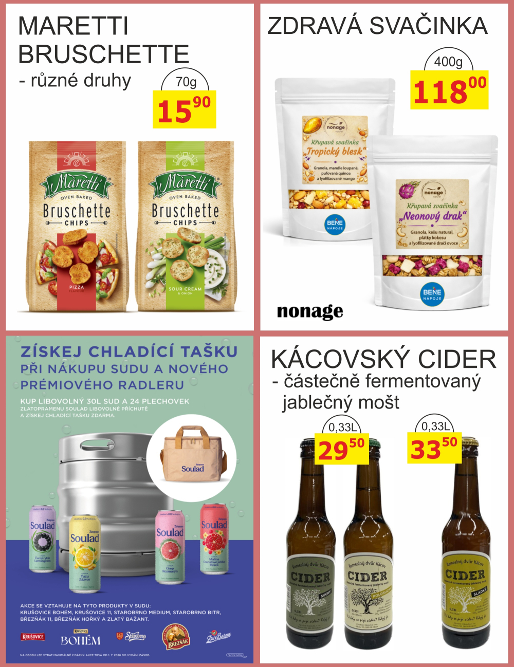 Leták BENE NÁPOJE leták - strana 22