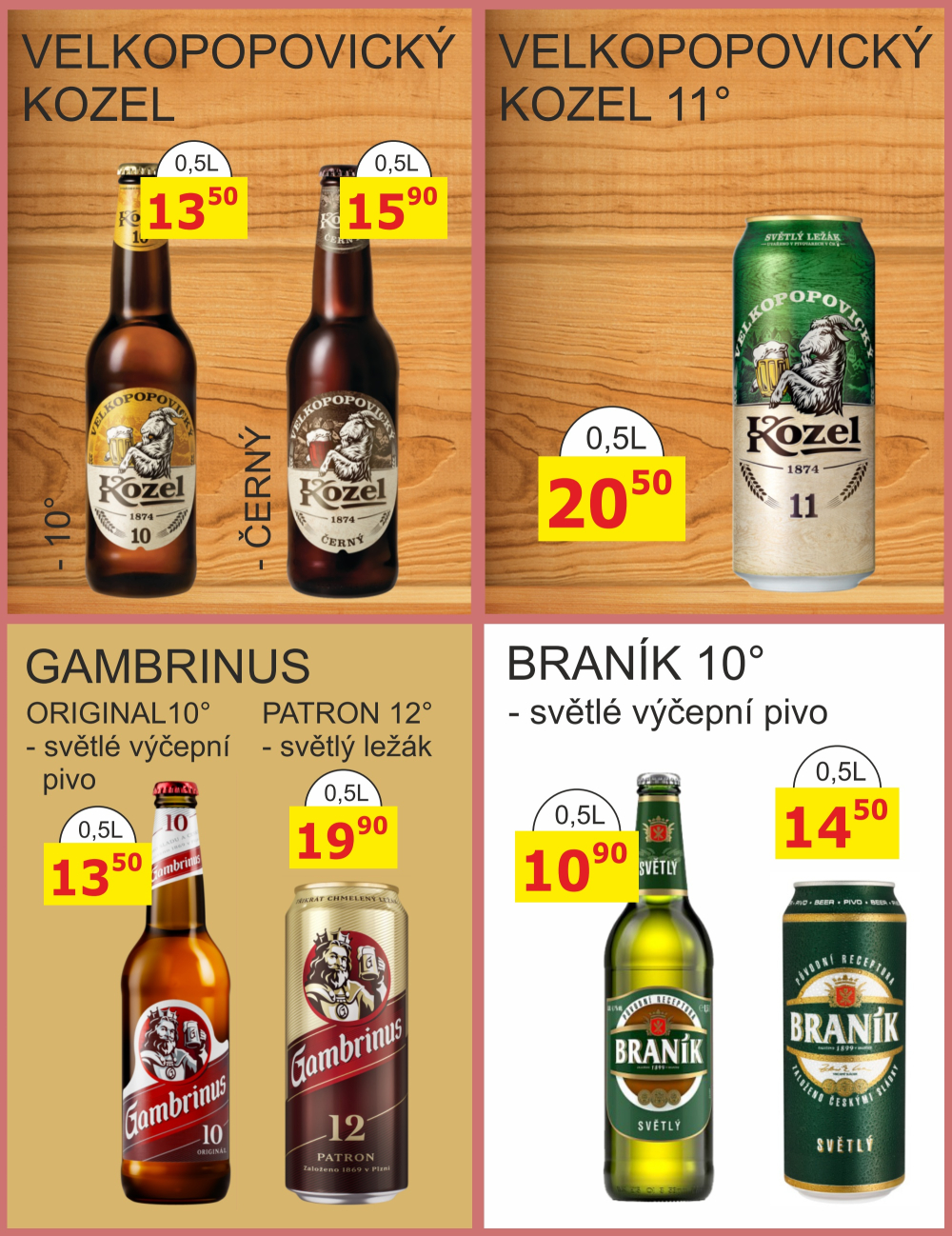 Leták BENE NÁPOJE leták - strana 25