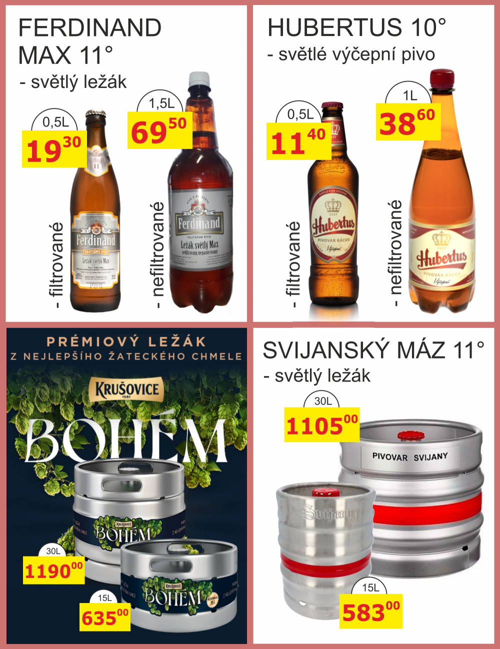 Leták BENE NÁPOJE leták - strana 26