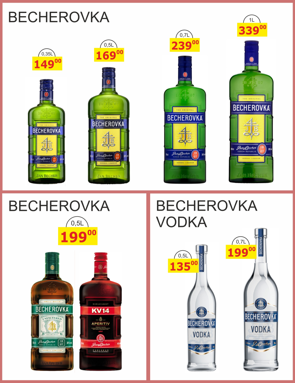 Leták BENE NÁPOJE leták - strana 47