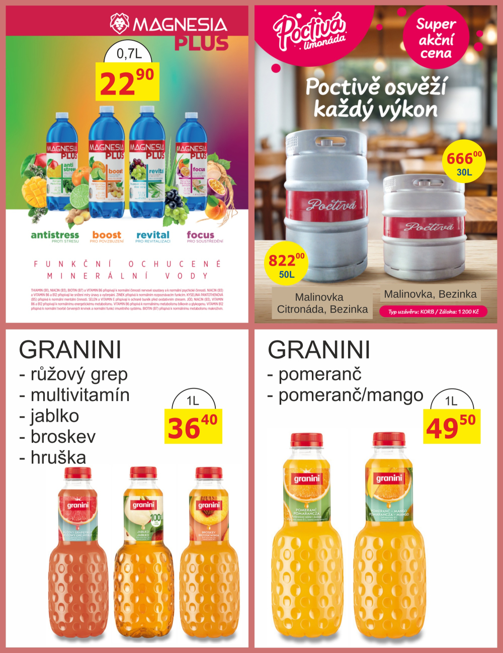 Leták BENE NÁPOJE leták - strana 6