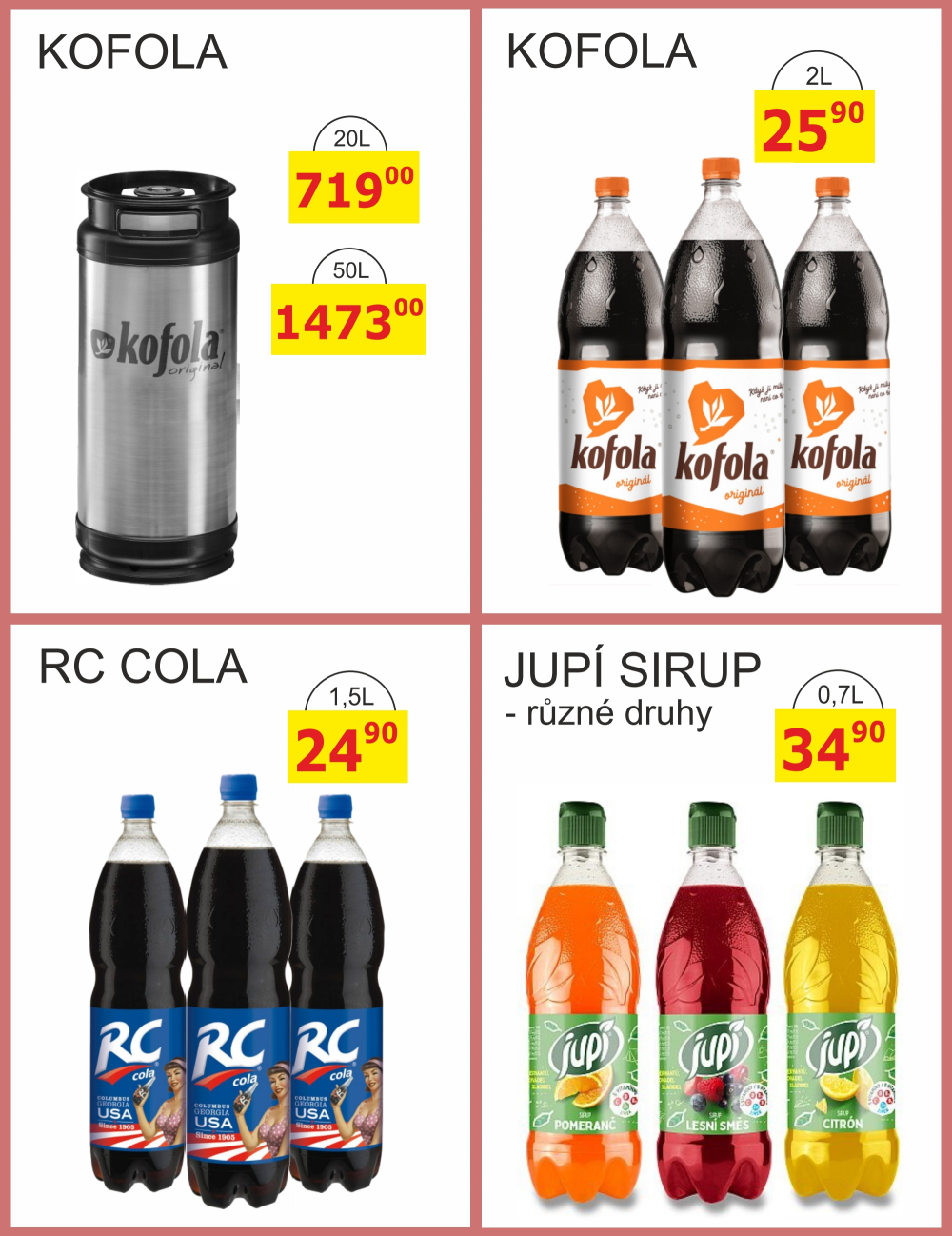Leták BENE NÁPOJE leták - strana 8