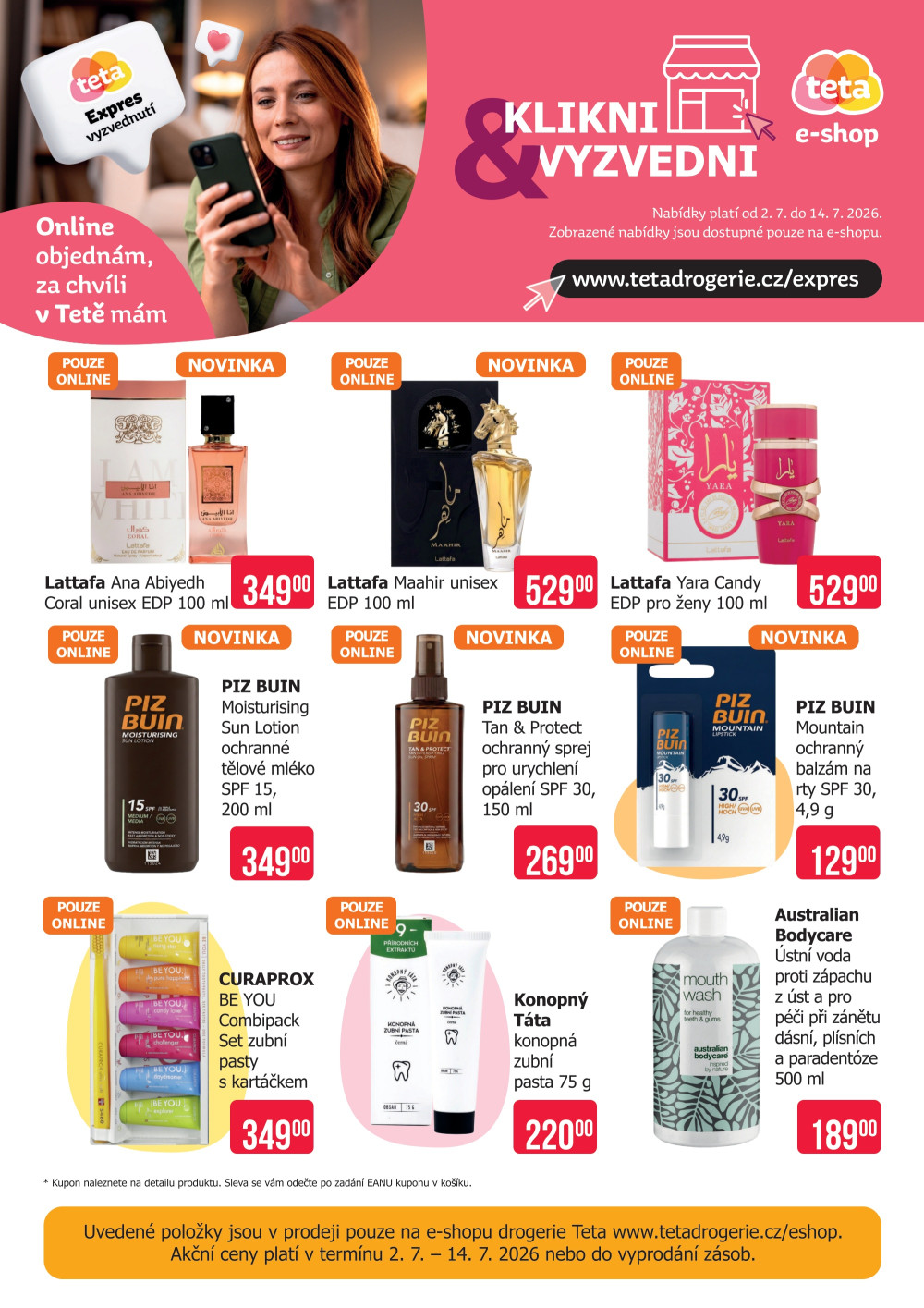 Leták Teta drogerie leták - Speciální nabídka e-shop - strana 2
