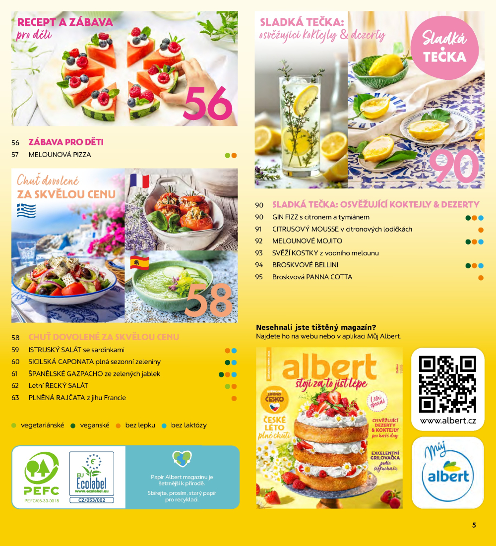 Leták Albert magazín - strana 5