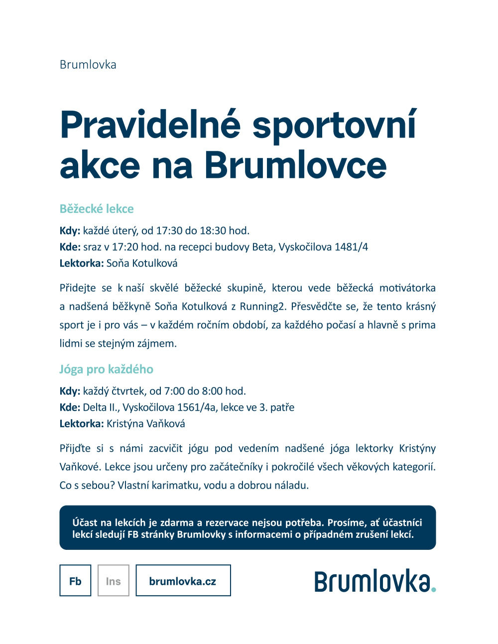 Leták eBrumlovka magazín - strana 18