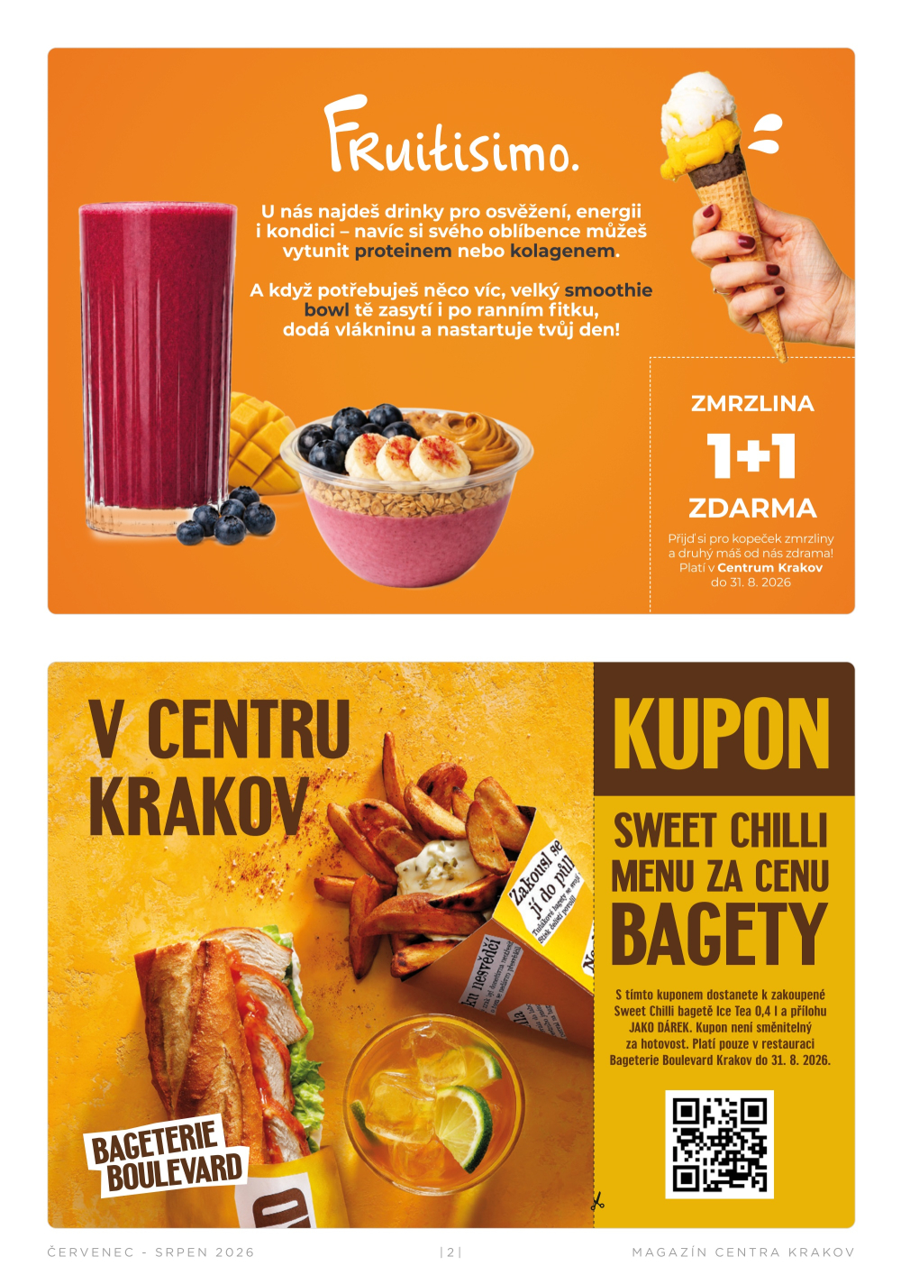 Leták Centrum Krakov magazín - strana 2