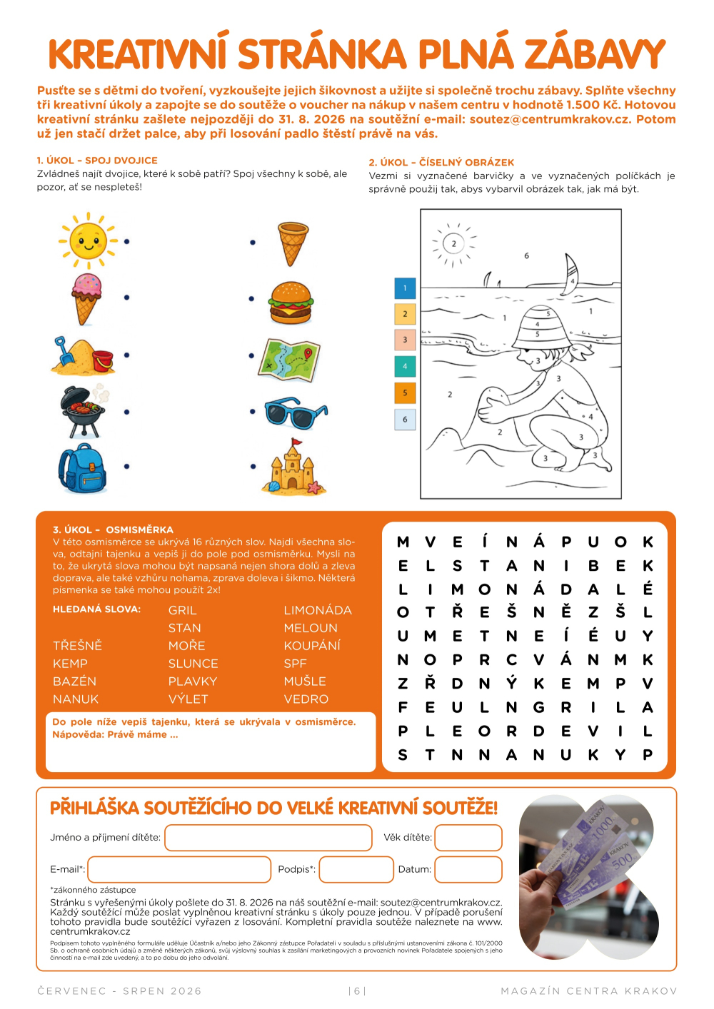 Leták Centrum Krakov magazín - strana 6
