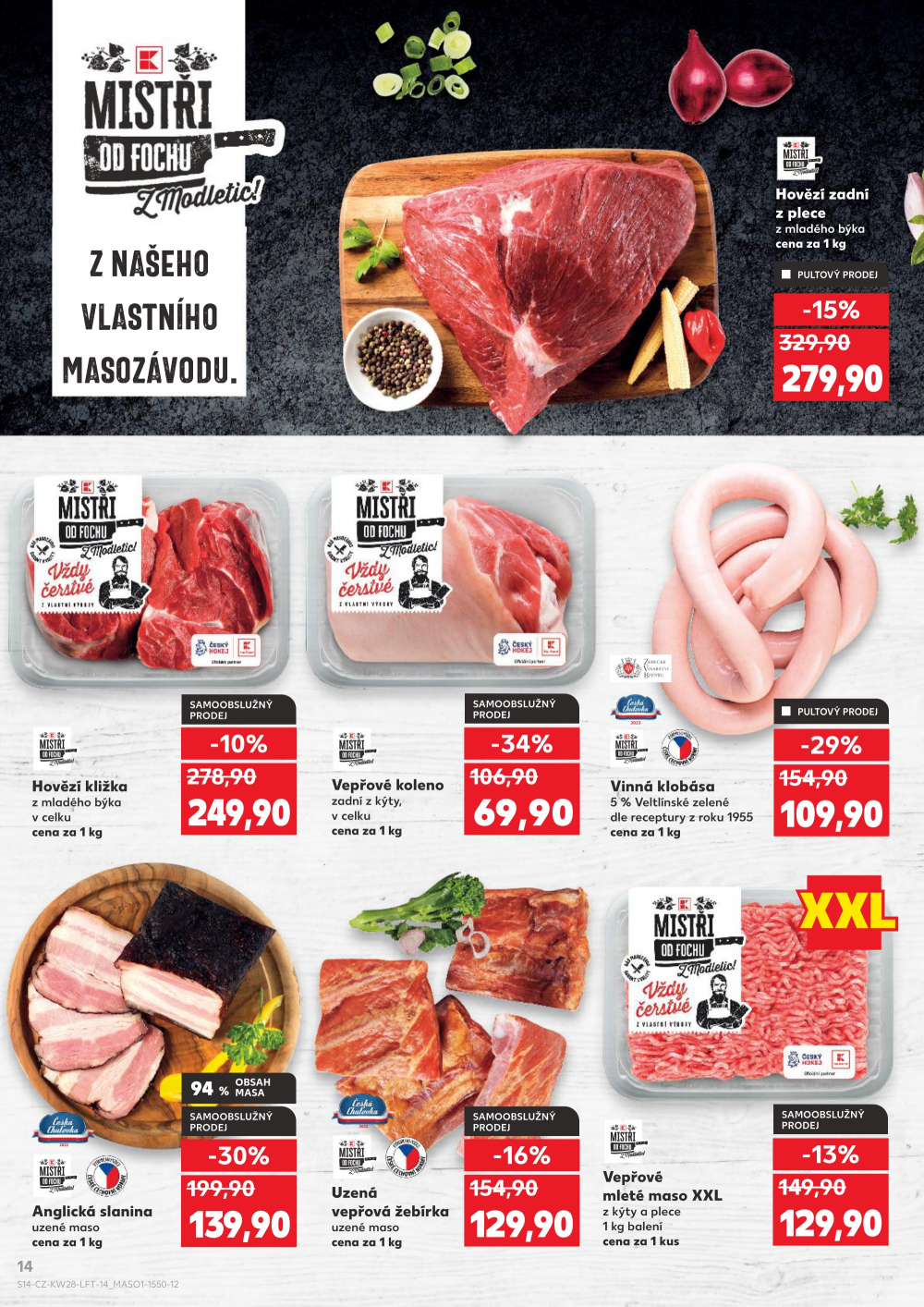 Leták Kaufland leták Praha 6 - Podbaba - strana 14