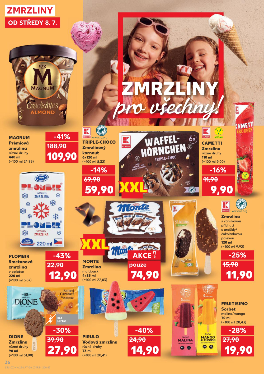 Leták Kaufland leták Praha 6 - Podbaba - strana 36
