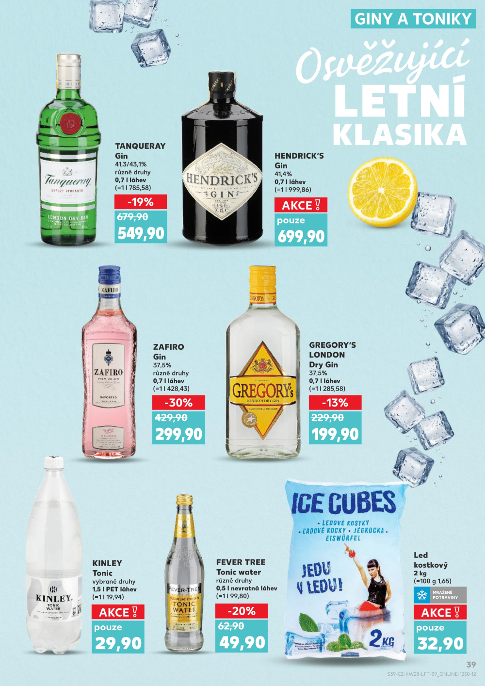 Leták Kaufland leták Praha 6 - Podbaba - strana 39