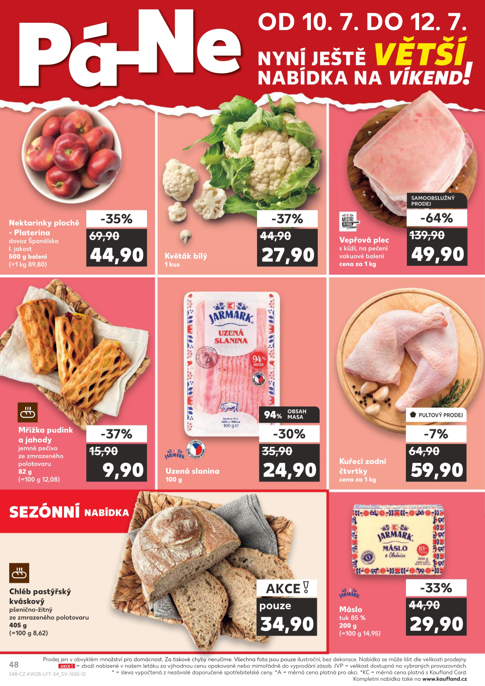 Leták Kaufland leták Praha 6 - Podbaba - strana 48