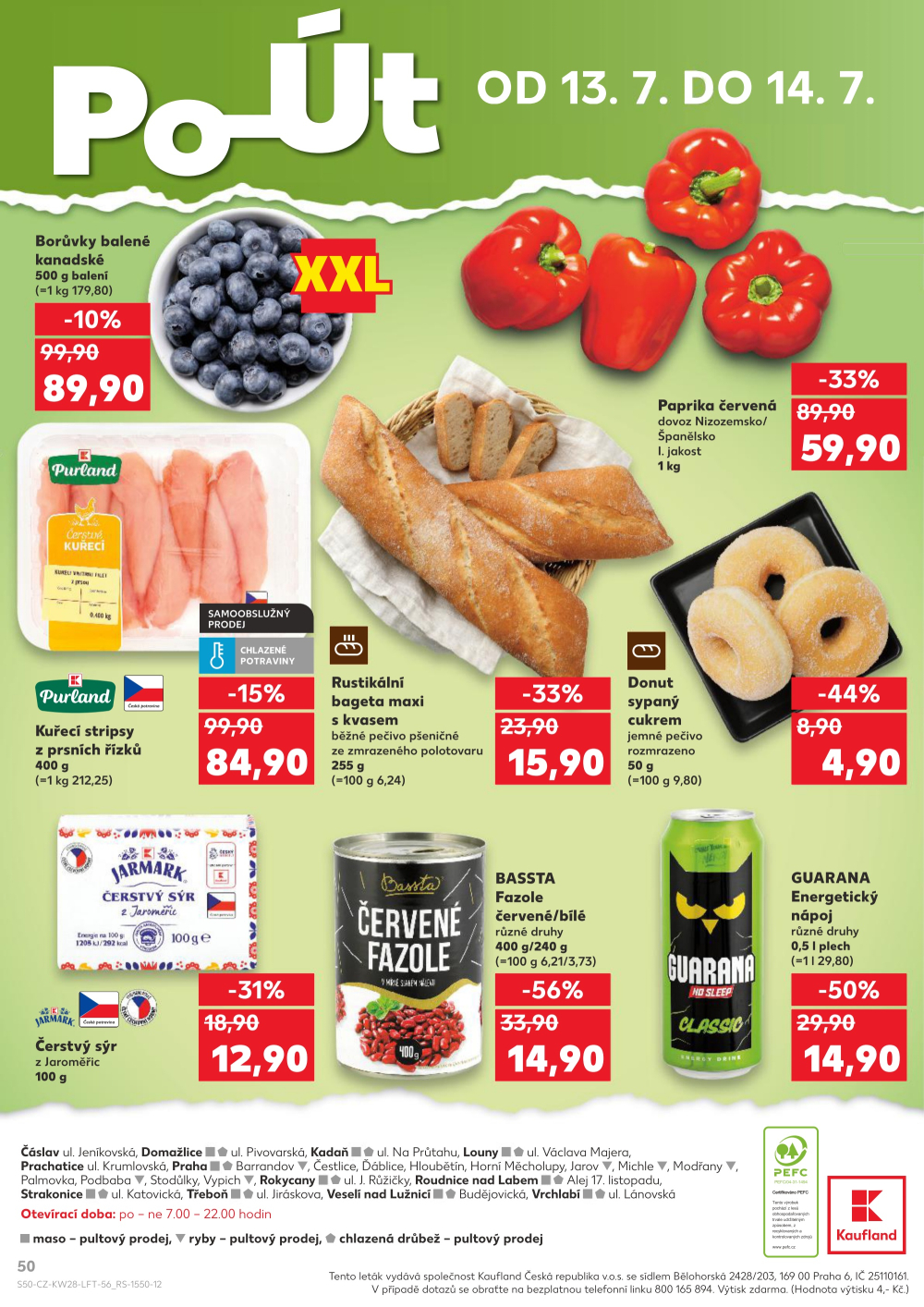 Leták Kaufland leták Praha 6 - Podbaba - strana 50