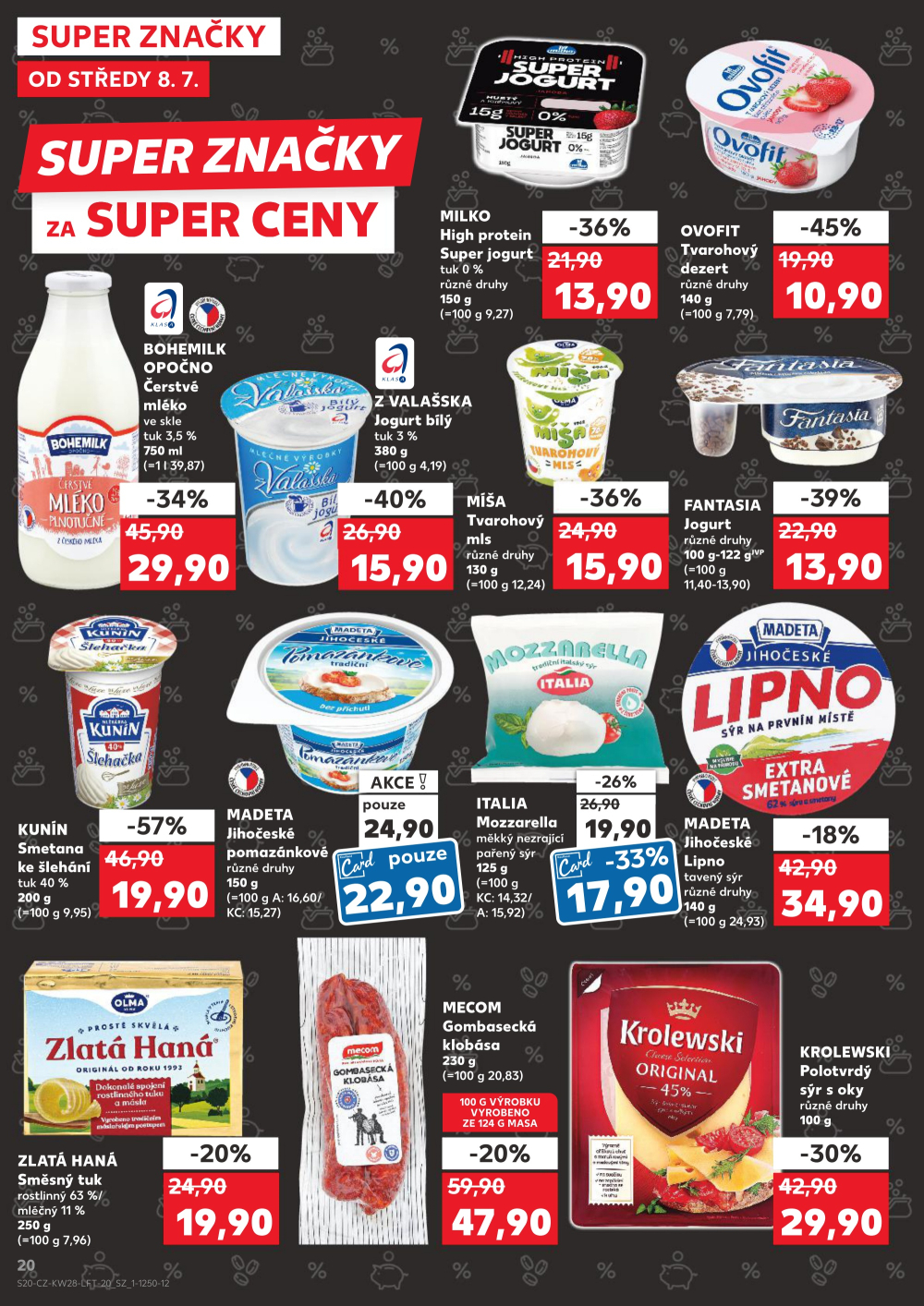 Leták Kaufland leták Praha 4 - Modřany - strana 20