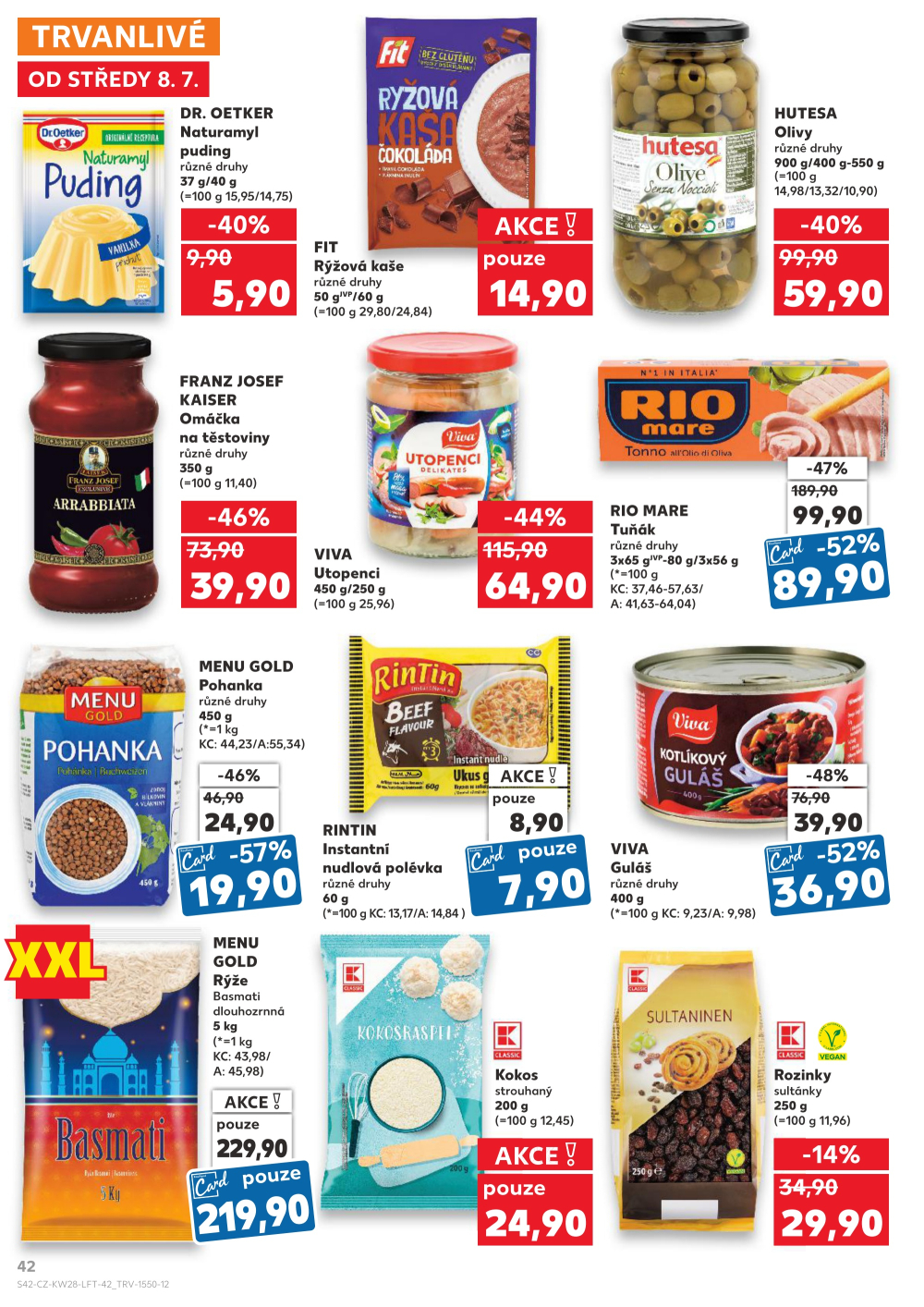 Leták Kaufland leták Praha 4 - Modřany - strana 42