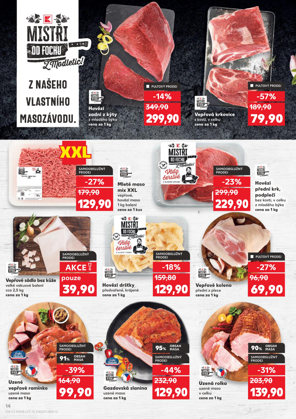 Leták Kaufland leták Brno - Ponava - strana 14