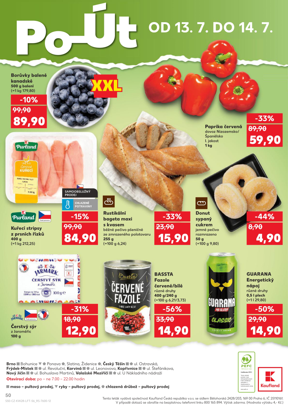 Leták Kaufland leták Brno - Ponava - strana 50