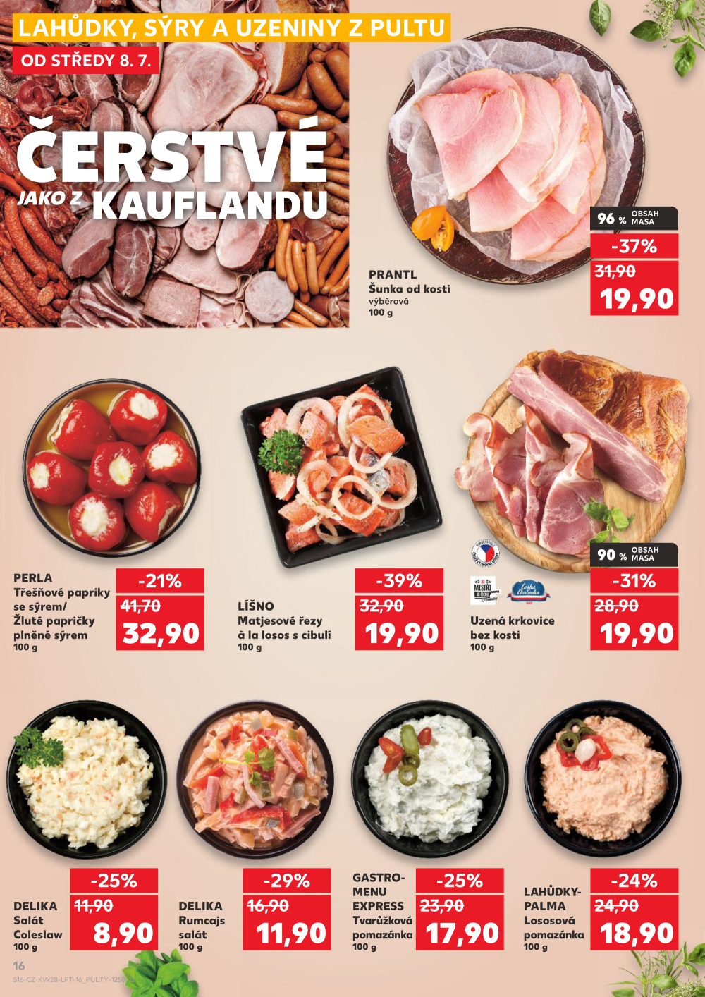 Leták Kaufland leták Praha 4 - Michle - strana 16
