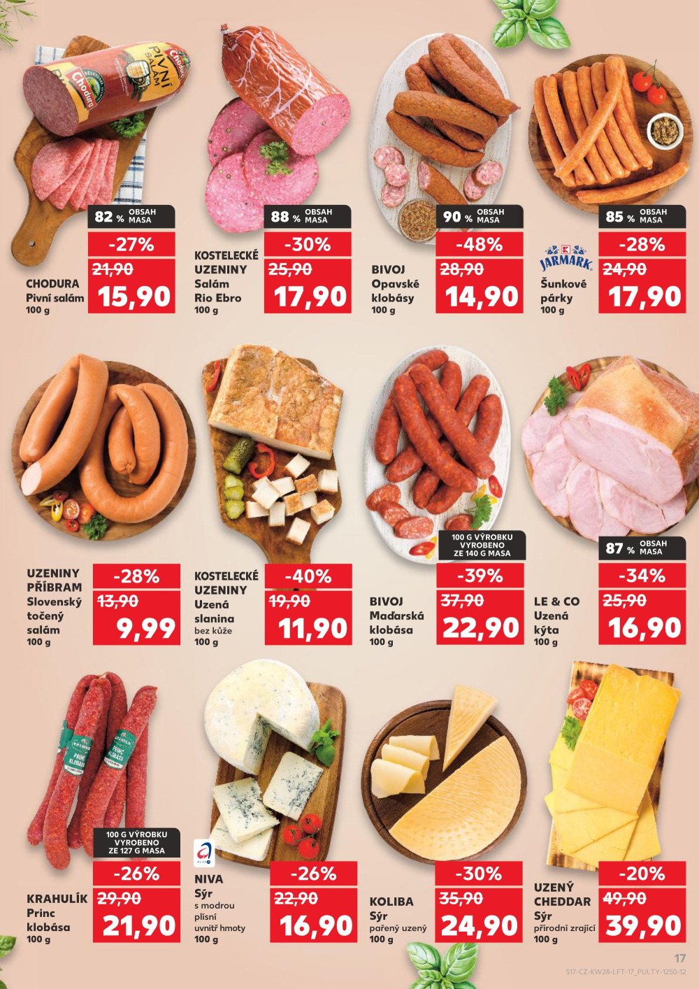 Leták Kaufland leták Praha 4 - Michle - strana 17