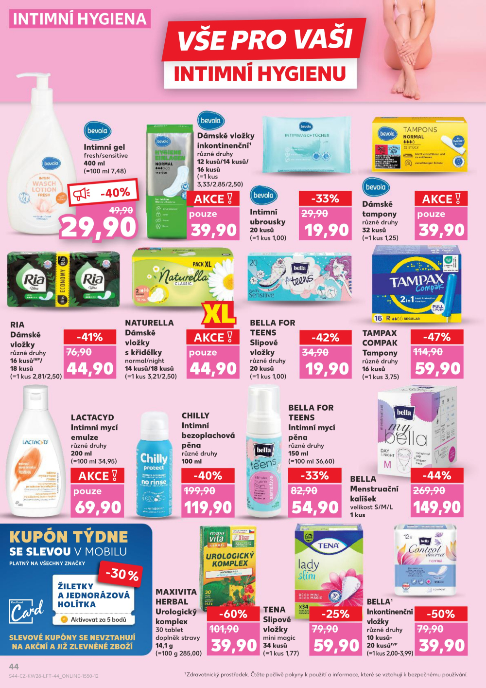 Leták Kaufland leták Praha 8 - Libeň - strana 44