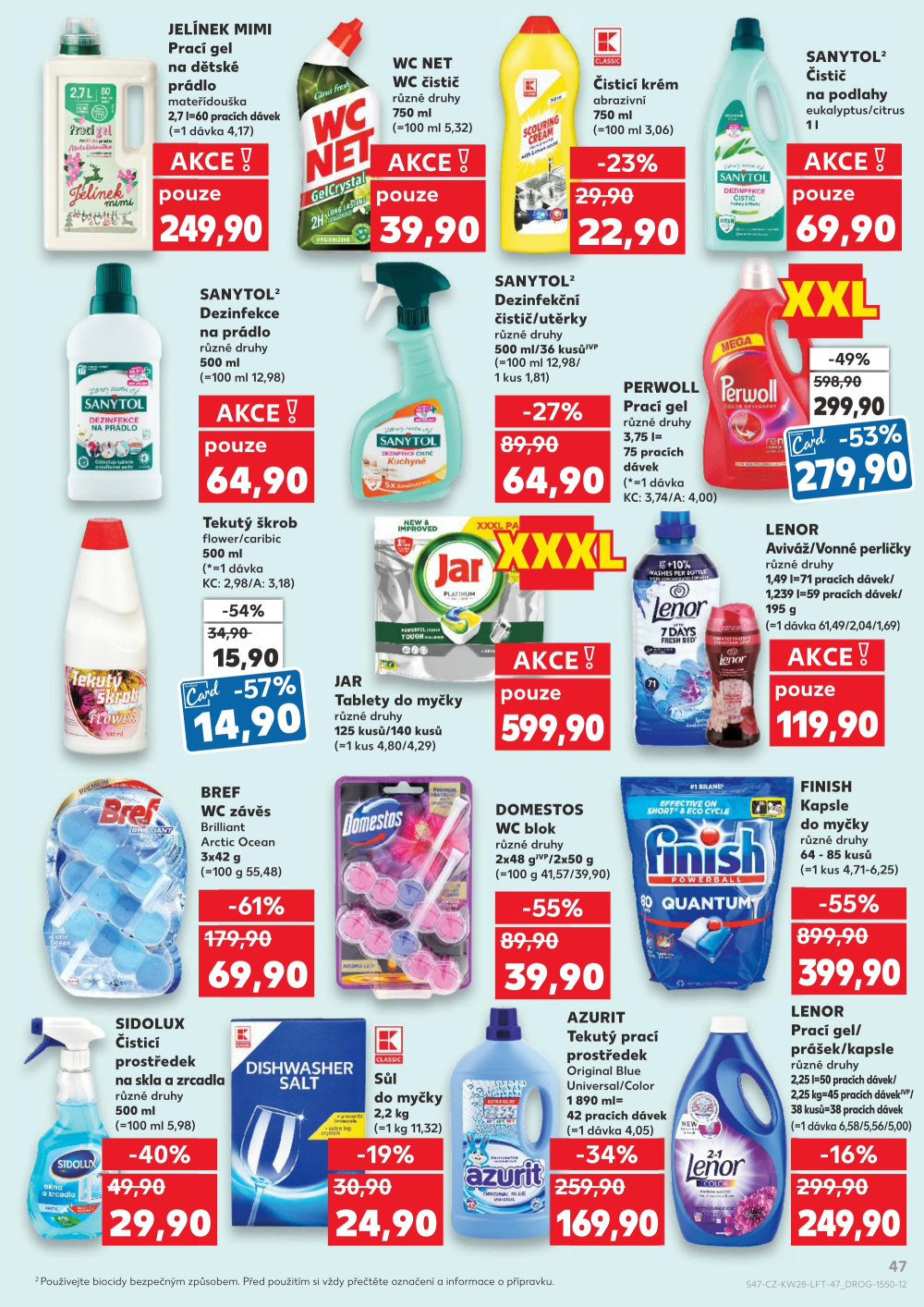 Leták Kaufland leták Praha 8 - Libeň - strana 47