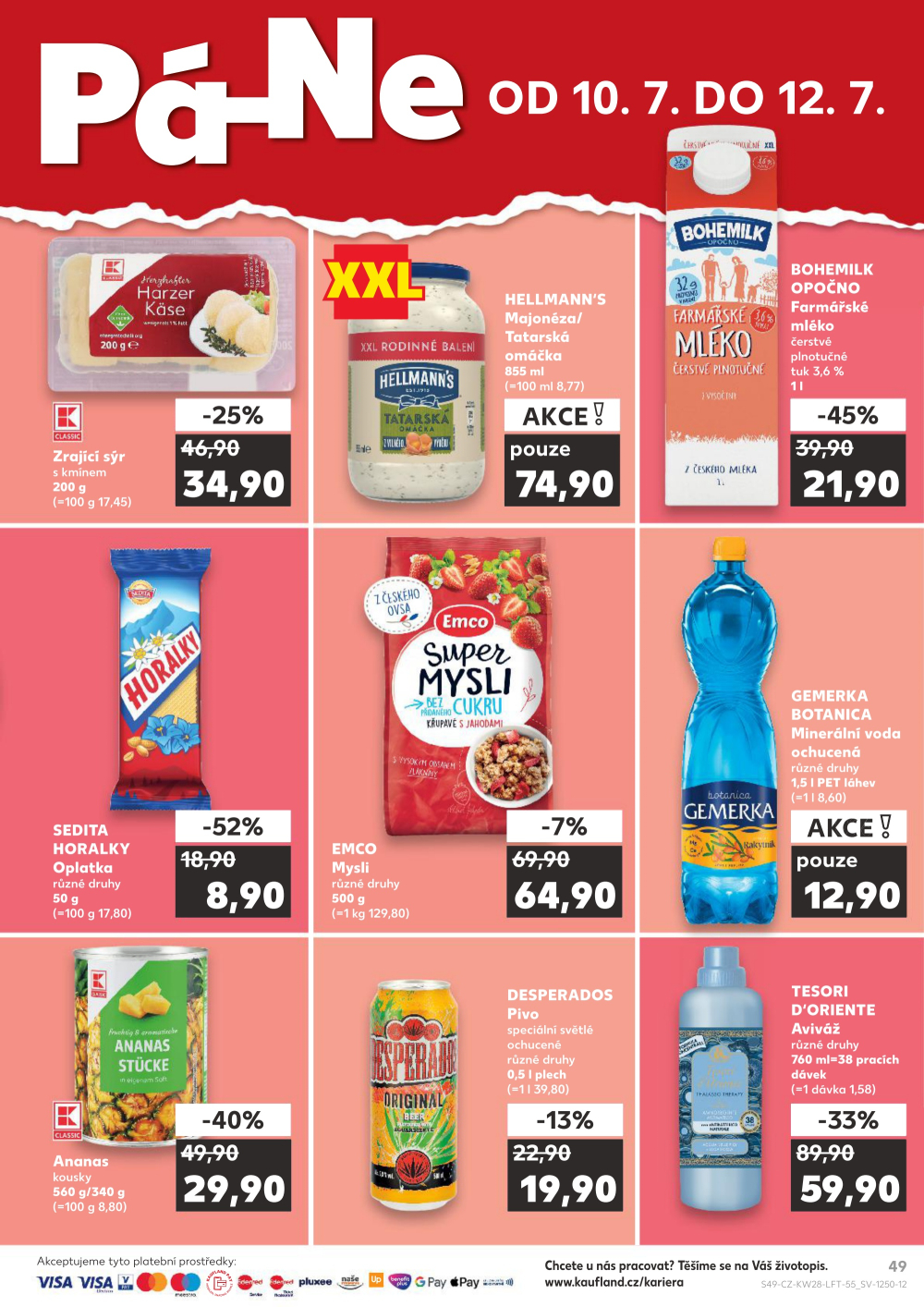 Leták Kaufland leták Praha 8 - Libeň - strana 49