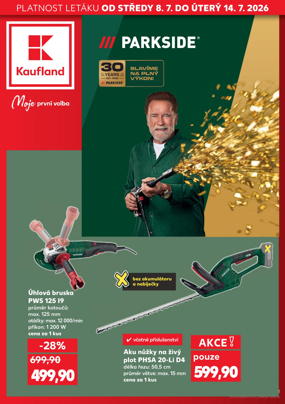Leták Kaufland leták - Spotřební zboží - strana 1