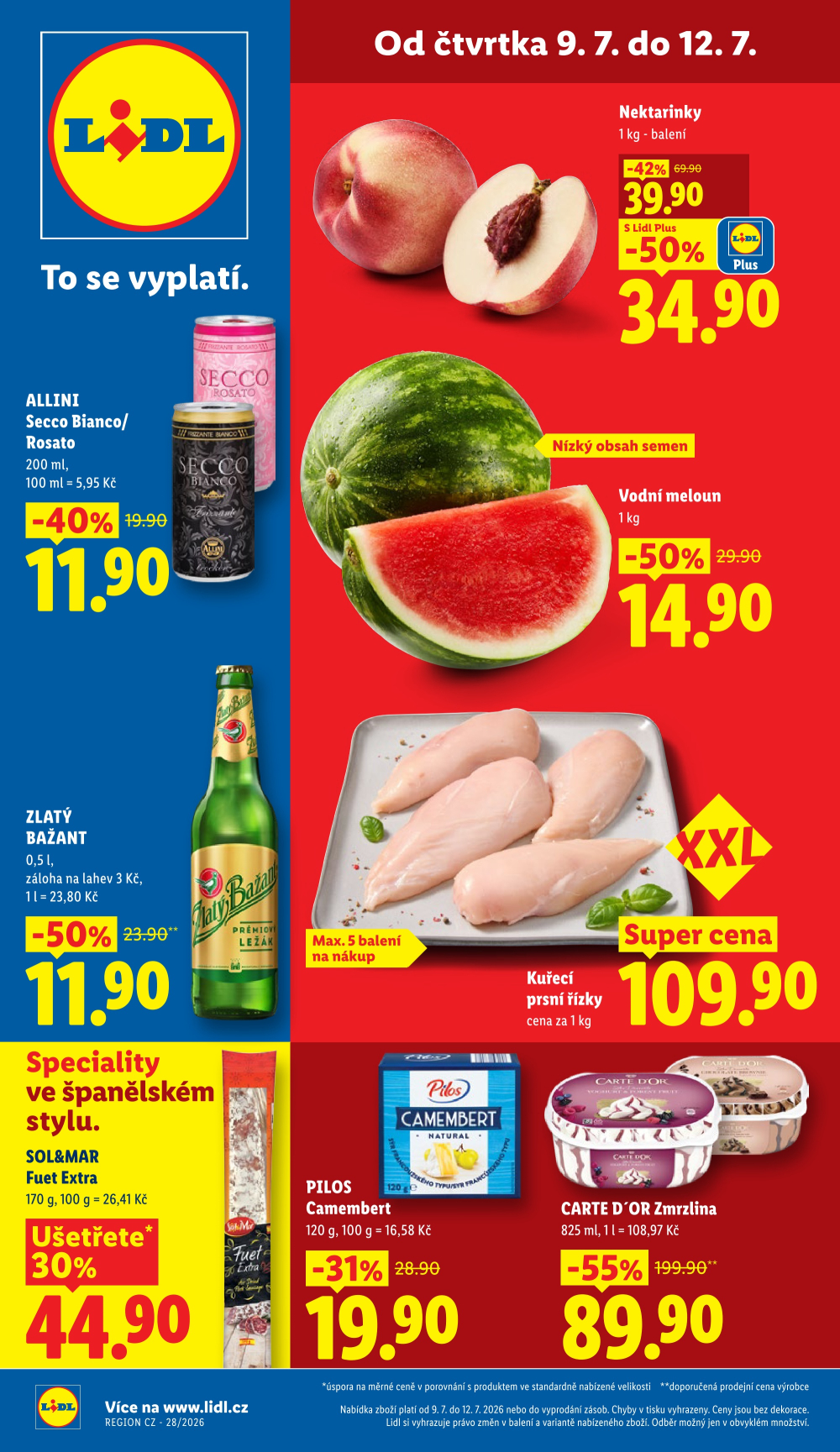 Leták Lidl leták od čtvrtka - strana 1