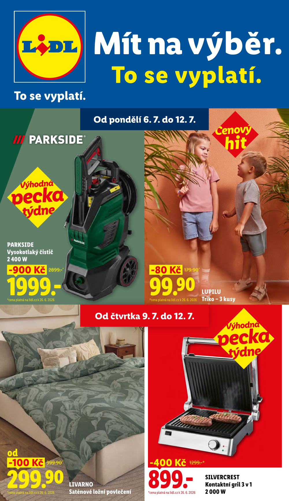 Leták Lidl leták - Nabídka spotřebního zboží - strana 1