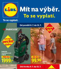 Akční leták Lidl  - Nabídka spotřebního zboží