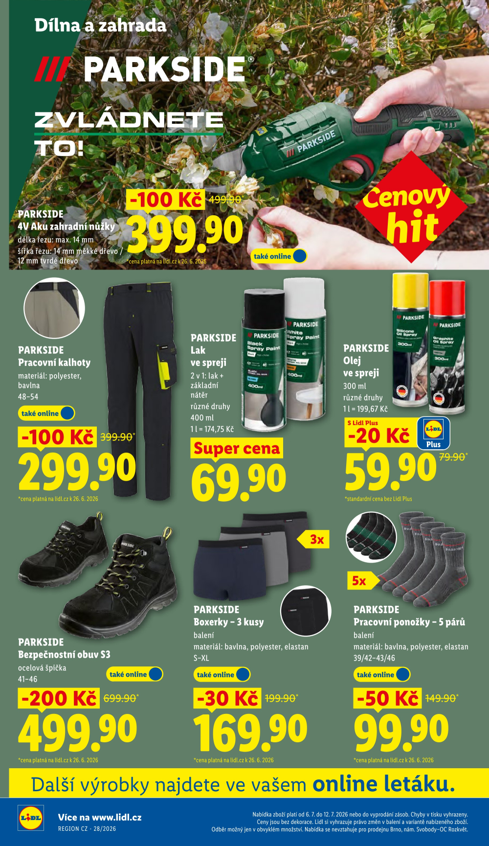 Leták Lidl leták - Nabídka spotřebního zboží - strana 8