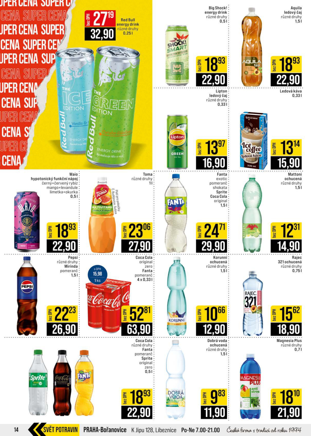 Leták JIP leták CC Cash & Carry - České Budějovice, Most, Náchod, Svoboda nad Úpou, Sušice - strana 14