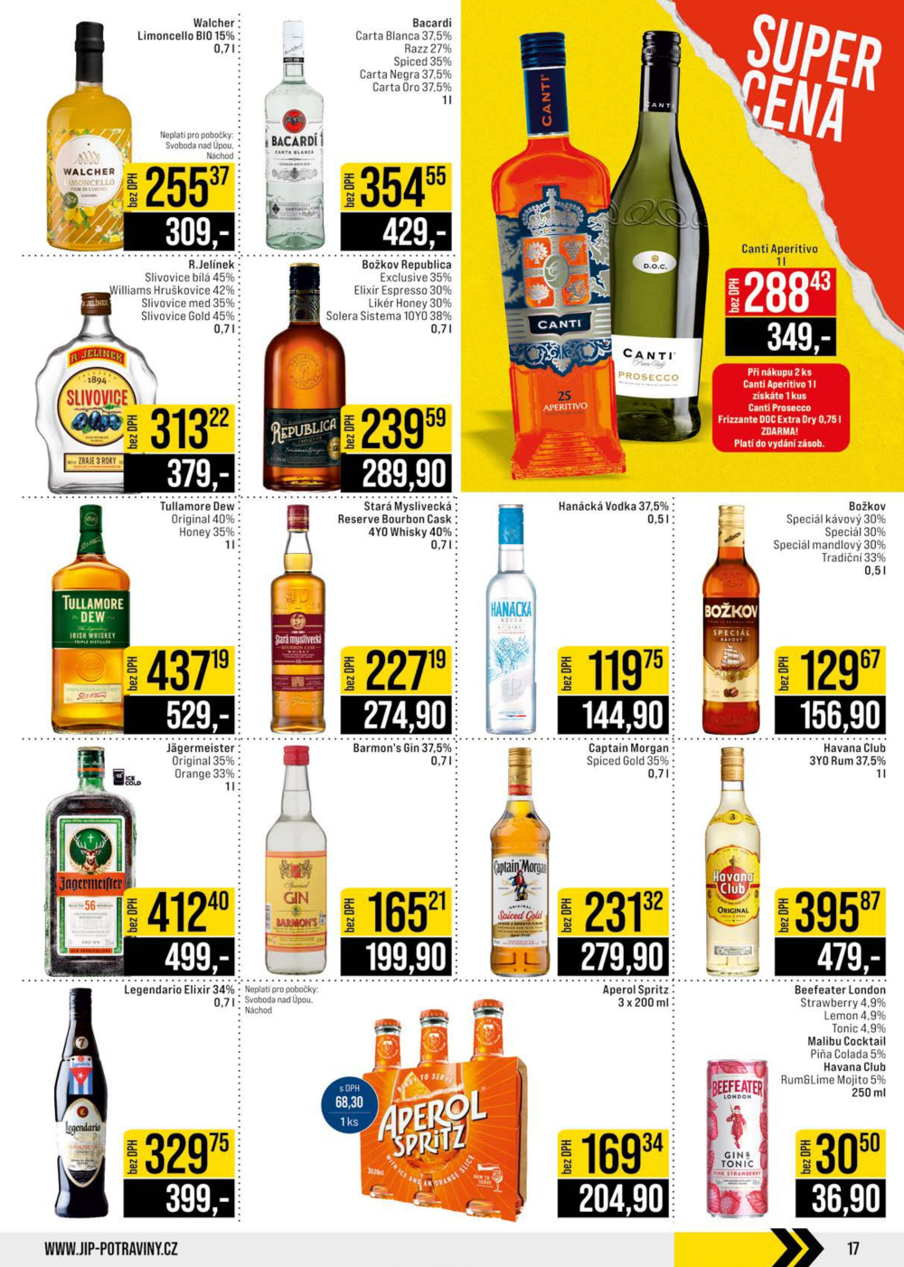 Leták JIP leták CC Cash & Carry - České Budějovice, Most, Náchod, Svoboda nad Úpou, Sušice - strana 17